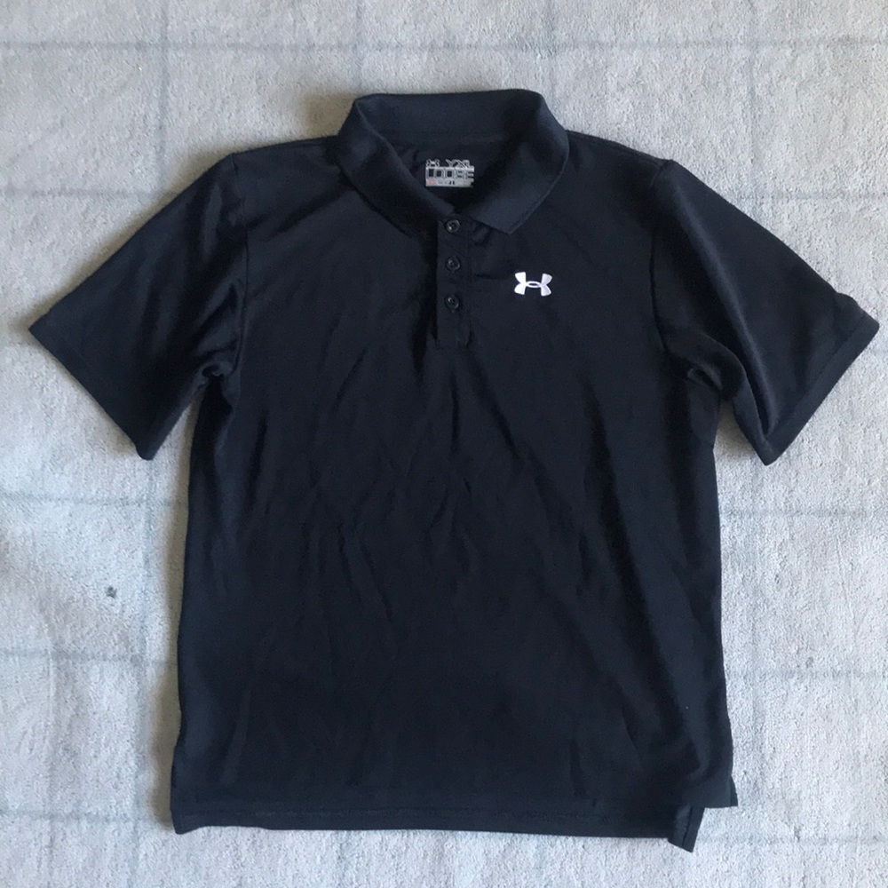 Under Armour Youth black polo